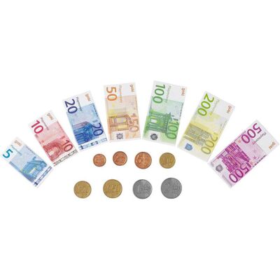 Goki Spielgeld Set - 116 Teile - Für Kinder ab 3 Jahren Goki Spielgeld Set - 116 Teile - Für Kinder ab 3 Jahren