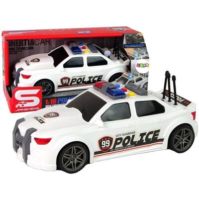 Lean Toys Polizei 1:16 mit weissem Sound Lean Toys Polizei 1:16 mit weissem Sound