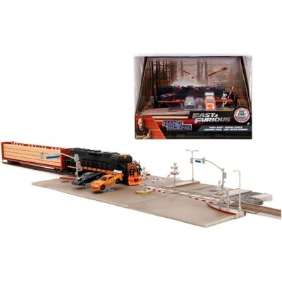 Jada Fast & Furious Nano Train Scene Diorama Jada Fast & Furious Nano Train Scene Diorama