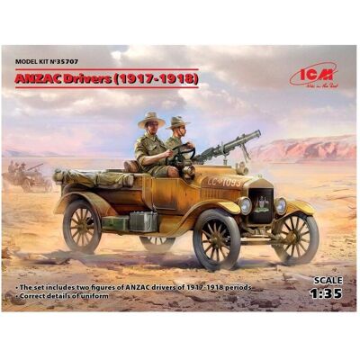 ICM - 35707 - 1:35 - ANZAC Fahrer - Figur ICM - 35707 - 1:35 - ANZAC Fahrer - Figur