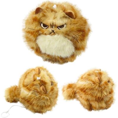 Lean Toys Plüschkätzchen-Schlüsselanhänger mit wackelndem Schwanz und Quietschgeräuschen, 9 cm (9 cm) Lean Toys Plüschkätzchen-Schlüsselanhänger mit wackelndem Schwanz und Quietschgeräuschen, 9 cm (9 cm)