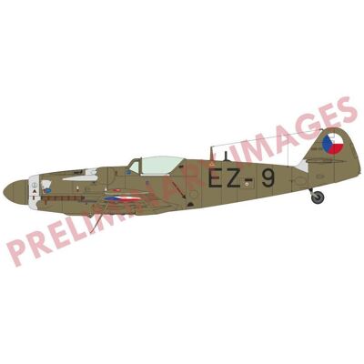 Eduard Avia S-199 Bubble Canopy 1/72 Modellbausatz - Flugzeug Eduard Avia S-199 Bubble Canopy 1/72 Modellbausatz - Flugzeug