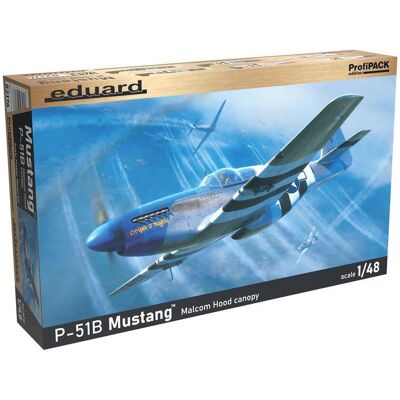 Eduard P-51B Mustang Malcolm Hood canopy 1/48 EDUARD-PROFIPACK Eduard P-51B Mustang Malcolm Hood canopy 1/48 EDUARD-PROFIPACK
