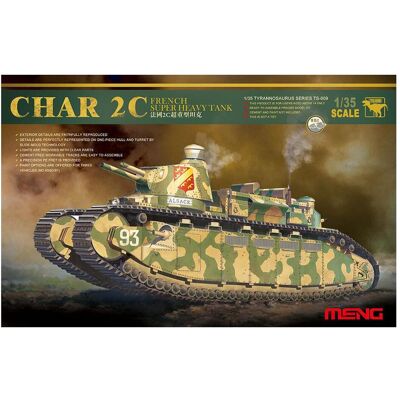 Meng Modell Char 2C Schwerer Panzer - Militärmodell - 1:35 Meng Modell Char 2C Schwerer Panzer - Militärmodell - 1:35
