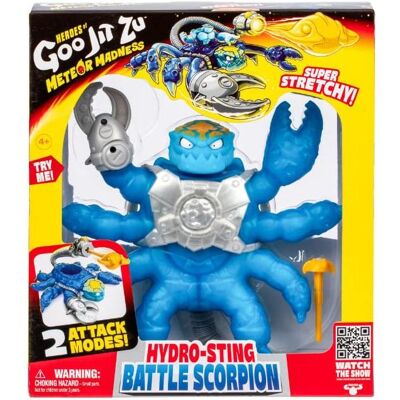 Moose Heroes of Goo Jit Zu Meteor Madness Dehnbare Figur Battle Scorpion Hydro Sting 22 cm Moose Heroes of Goo Jit Zu Meteor Madness Dehnbare Figur Battle Scorpion Hydro Sting 22 cm