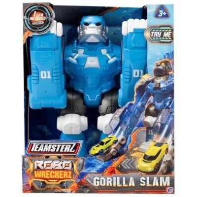 Teamsterz Roboter Gorilla Auto Launcher Licht Und Ton + 1 Auto Teamsterz Roboter Gorilla Auto Launcher Licht Und Ton + 1 Auto