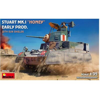 Mini Art - Stuart Mk.I 'Honey' Early Prod. Sonnenblenden - 1:35 - Modellbausatz Mini Art - Stuart Mk.I 'Honey' Early Prod. Sonnenblenden - 1:35 - Modellbausatz