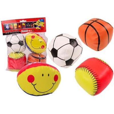 Lean Toys Weiche Sportbälle 4 Stück Lean Toys Weiche Sportbälle 4 Stück