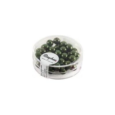 Rayher Renaissance Glaswachsperlen, 6mm ø, smaragd, 45 Rayher Renaissance Glaswachsperlen, 6mm ø, smaragd, 45