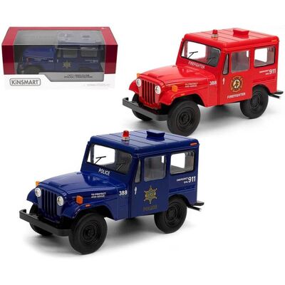 Trifox Jeep DJ-58 Polizei/Feuerwehr MIX Trifox Jeep DJ-58 Polizei/Feuerwehr MIX