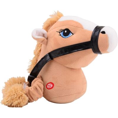 Johntoy Holly Horse Pferdekopf Hellbraun mit Gummizug Johntoy Holly Horse Pferdekopf Hellbraun mit Gummizug