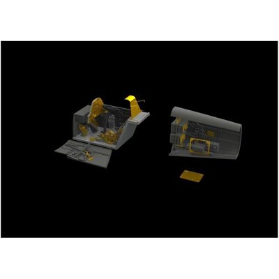Eduard Bf 109E cockpit & radio compartment f.Ed Eduard Bf 109E cockpit & radio compartment f.Ed