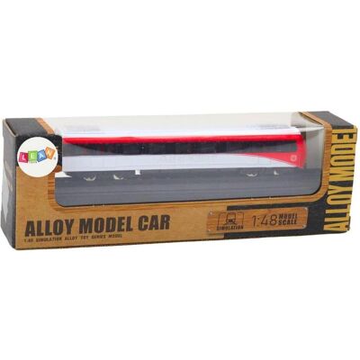 Lean Toys Rot-weisser Zug 1:48 Lean Toys Rot-weisser Zug 1:48