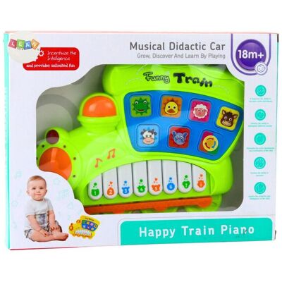 Lean Toys Lean Elektrisches Lernklavier Für Kleinkinder Lokomotive Grün Lean Toys Lean Elektrisches Lernklavier Für Kleinkinder Lokomotive Grün