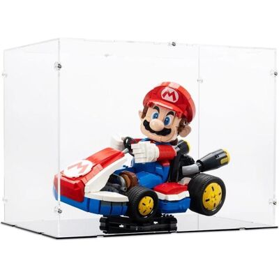 iDisplayit Acryl-Display für LEGO 72037 Mario Kart - Mario & Standard-Kart (Mit schwarzem Boden) iDisplayit Acryl-Display für LEGO 72037 Mario Kart - Mario & Standard-Kart (Mit schwarzem Boden)