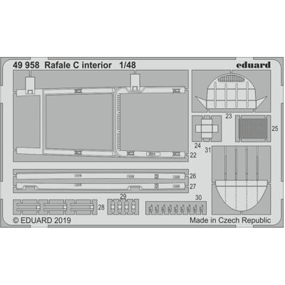 Eduard Rafale C interior for Revell Eduard Rafale C interior for Revell