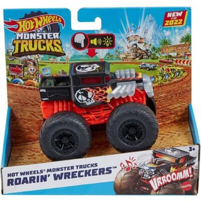 Hot Wheels Monster Trucks Roarin' Wreckers Bone Shaker 1:43 Hot Wheels Monster Trucks Roarin' Wreckers Bone Shaker 1:43