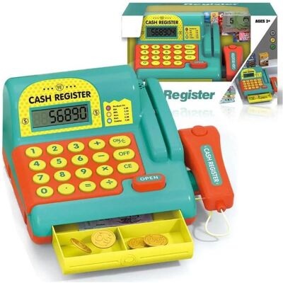 Lena, Kaufladen Zubehör, Registrierkasse mit Zubehör zum Kaufladenspiel Lena, Kaufladen Zubehör, Registrierkasse mit Zubehör zum Kaufladenspiel