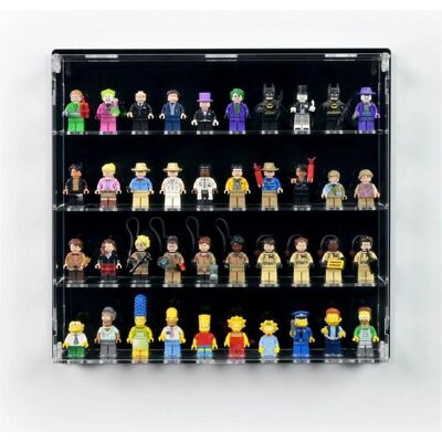 iDisplayit Acryl-Wand-Display für 40 LEGO-Minifiguren (Mit schwarzem Hintergrund) iDisplayit Acryl-Wand-Display für 40 LEGO-Minifiguren (Mit schwarzem Hintergrund)