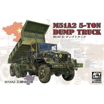 AFV Club 1:35 35322 M54 M51A2 5-ton Dump Truck Plastic Modelbouwpakket AFV Club 1:35 35322 M54 M51A2 5-ton Dump Truck Plastic Modelbouwpakket