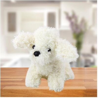 Lean Toys Lean Plüsch Maskottchen Huggable Miniatur Pudel Hund Weiss 20Cm Lean Toys Lean Plüsch Maskottchen Huggable Miniatur Pudel Hund Weiss 20Cm