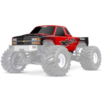 Traxxas Karosserie X-Maxx-MT Chevy K1500 rot mit Aufkleber Traxxas Karosserie X-Maxx-MT Chevy K1500 rot mit Aufkleber
