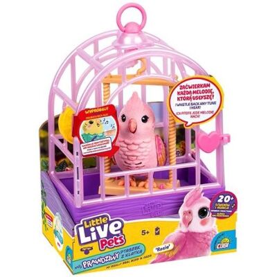 Cobi Figurka interaktywna Little Live Pets - Mój prawdziwy ptaszek różowy Cobi Figurka interaktywna Little Live Pets - Mój prawdziwy ptaszek różowy