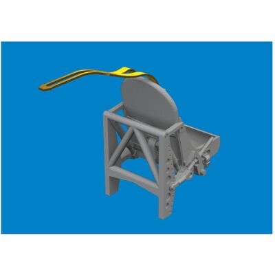 Eduard Spitfire Mk.I/II/V metal seat w/ integral belts PRINT for IBG Eduard Spitfire Mk.I/II/V metal seat w/ integral belts PRINT for IBG