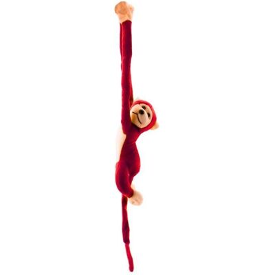 Lean Toys Leantoys Plüsch-Affe-Maskottchen mit Sound, rot 80 cm (80 cm) Lean Toys Leantoys Plüsch-Affe-Maskottchen mit Sound, rot 80 cm (80 cm)
