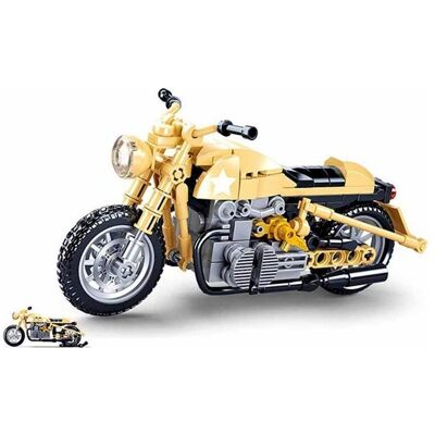 Sluban R75 Motorrad - 223 Teile - Spielzeugbausteine Sluban R75 Motorrad - 223 Teile - Spielzeugbausteine