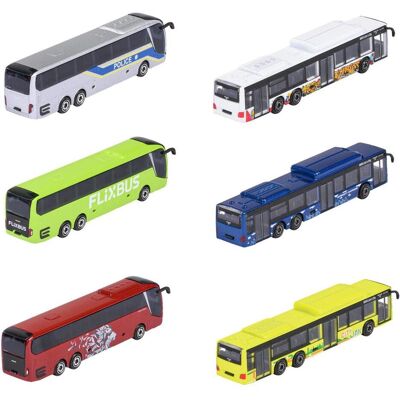 Majorette City MAN Bus, 6-sort. Majorette City MAN Bus, 6-sort.