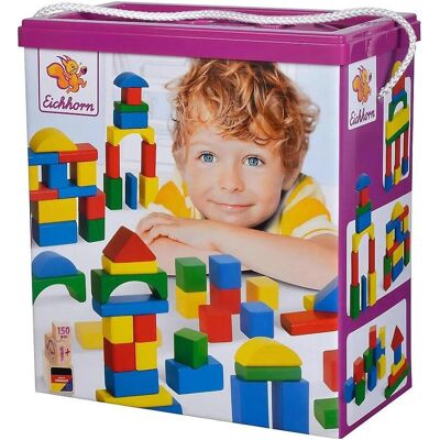 Eichhorn Bunte Holzbausteine in der Aufbewahrungsbox Eichhorn Bunte Holzbausteine in der Aufbewahrungsbox