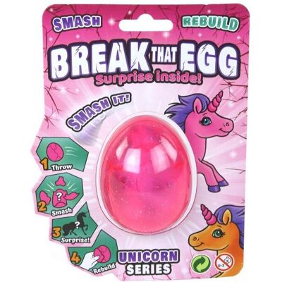 Lean Toys Knackendes magisches Einhorn-Ei Rosa 6cm Lean Toys Knackendes magisches Einhorn-Ei Rosa 6cm