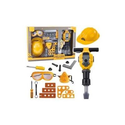 Lean Toys DIY-Werkzeugsatz, Drucklufthammer, batteriebetrieben, 21-teilig Lean Toys DIY-Werkzeugsatz, Drucklufthammer, batteriebetrieben, 21-teilig