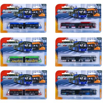 Majorette City Bus MAN+ Siemens Tram, 6-sort. Majorette City Bus MAN+ Siemens Tram, 6-sort.