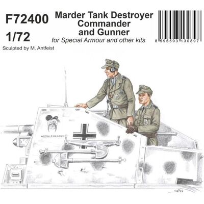 CMK Marder Tank Destroyer Commander and Gunner 1/72 CMK Marder Tank Destroyer Commander and Gunner 1/72