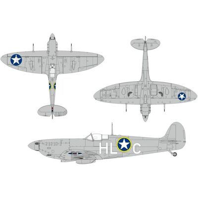 Eduard Spitfire Mk.Vb early US national insignia for Kotare Eduard Spitfire Mk.Vb early US national insignia for Kotare