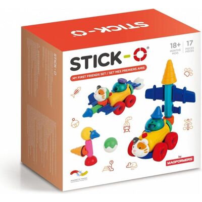 Magformers Stick-o-Magnetblöcke Set mit Freunden 17 Elemente Magformers Stick-o-Magnetblöcke Set mit Freunden 17 Elemente