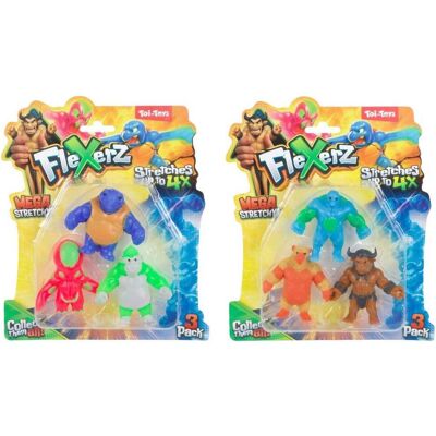Toi-Toys Anti Stress Figur Flexerz 6cm - 3St. Toi-Toys Anti Stress Figur Flexerz 6cm - 3St.
