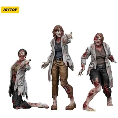 Joy Toy Zombie Dark Source Actionfiguren 3er-Pack Scientists (Female) 8 cm Joy Toy Zombie Dark Source Actionfiguren 3er-Pack Scientists (Female) 8 cm