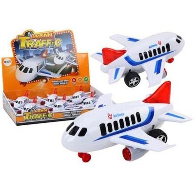 Lean Toys Passagierflugzeug mit weissem Licht und Ton Lean Toys Passagierflugzeug mit weissem Licht und Ton