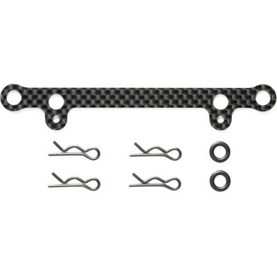 Tamiya Touring Car Carbon Body Mount Crossmember (Rear) Tamiya Touring Car Carbon Body Mount Crossmember (Rear)