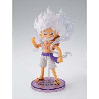 Bandai One Piece World Collactable Figures x S.H. Figuarts Actionfigur Monkey D. Ruffy Gear 5 8 cm Bandai One Piece World Collactable Figures x S.H. Figuarts Actionfigur Monkey D. Ruffy Gear 5 8 cm