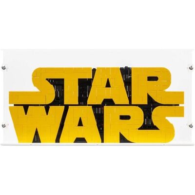 iDisplayit Acryl-Display für LEGO 75407 Star Wars Logo aus LEGO Steinen (Mit weissem Boden) iDisplayit Acryl-Display für LEGO 75407 Star Wars Logo aus LEGO Steinen (Mit weissem Boden)