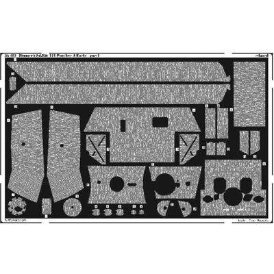 Eduard Zimmerit Panther Ausf.A Early für Dragon Bausatz Eduard Zimmerit Panther Ausf.A Early für Dragon Bausatz