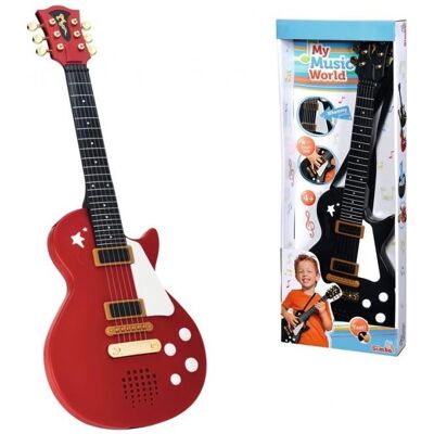 Simba Rote Metallgitarre - Musikinstrument Simba Rote Metallgitarre - Musikinstrument