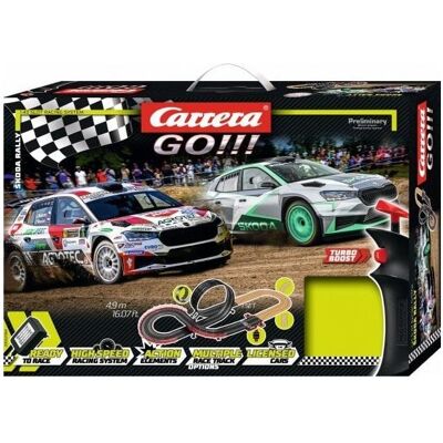 Skoda Rally Carrera GO! Slot Auto-Bahn - 4,9 m, 2 Autos Skoda Rally Carrera GO! Slot Auto-Bahn - 4,9 m, 2 Autos