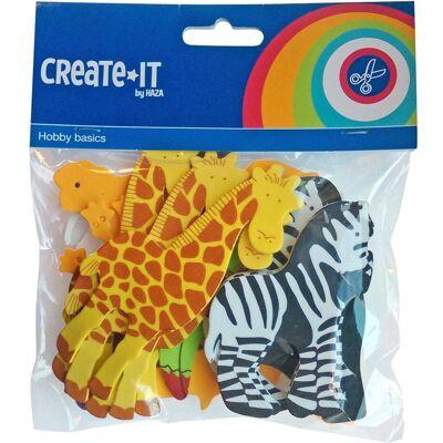 Haza Witbaard, Sticker, Schaumsticker Tiere, 32st. (32 Sticker) Haza Witbaard, Sticker, Schaumsticker Tiere, 32st. (32 Sticker)