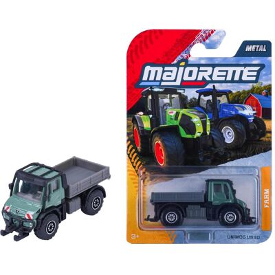 Majorette Farm Premium Unimog U530, grün/grau Majorette Farm Premium Unimog U530, grün/grau