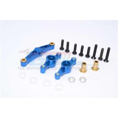 GPM Aluminium Lenkungs-Set blau Tamiya TT02 GPM Aluminium Lenkungs-Set blau Tamiya TT02